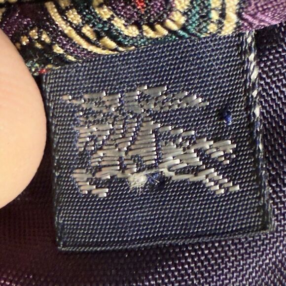 Burberry Burberrys Of London Vintage 100% Silk Men's Neck‎ Tie Paisley 57" x 4" - Picture 5 of 8